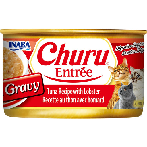 Inaba Churu Tuna w/Lobster in Gravy Entree Canned Cat Food, 3oz