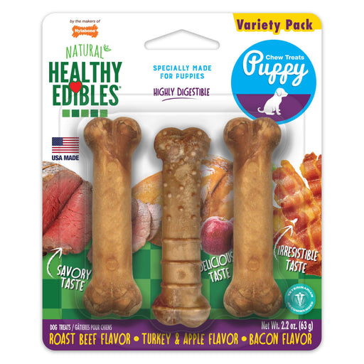 Nylabone Healthy Edibles All-Natural Long Lasting Puppy Chew Treats