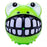 KONG Grinz Frog Dog Toy, Large