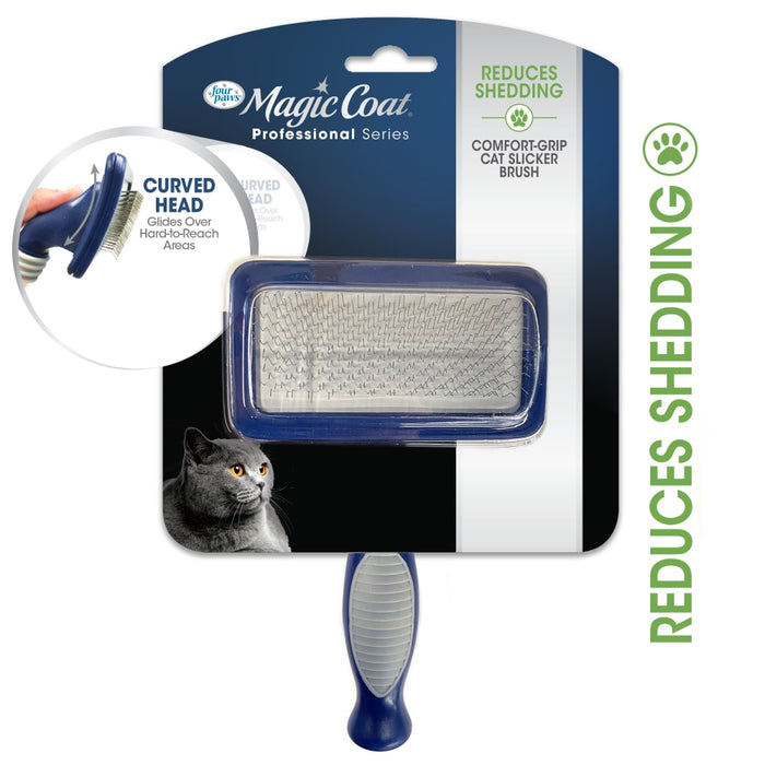 Magic Coat Professional Series Comfort-Grip Cat Slicker Brush