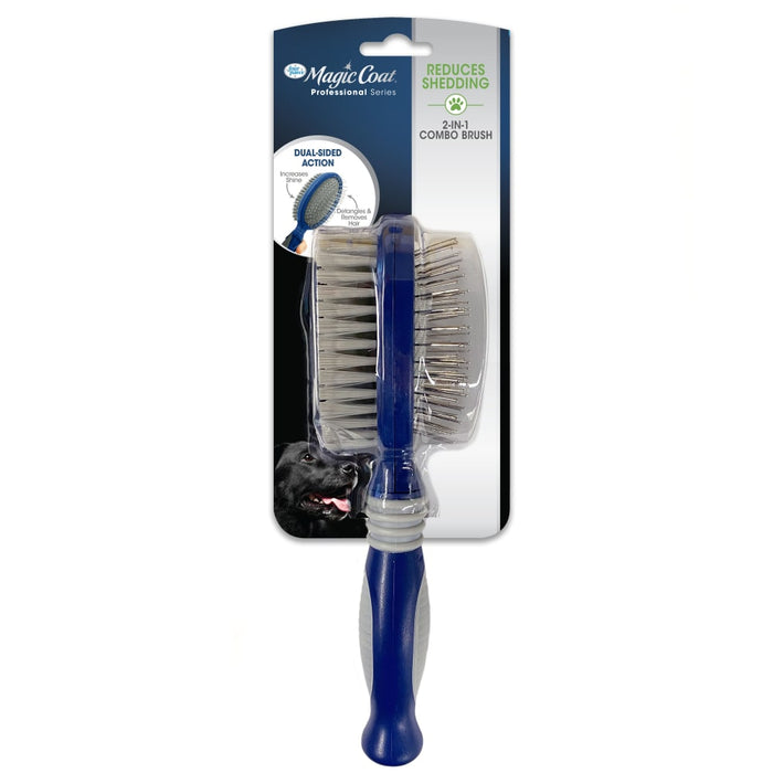 Magic Coat Professional Series 2-in-1 Combo Pin and Bristle Dog Brush