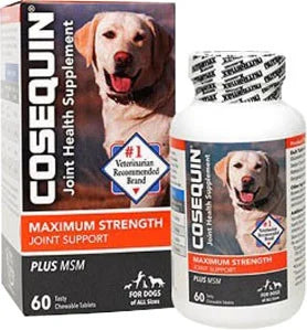 Cosequin Joint Supplement with MSM Tabs for Dogs
