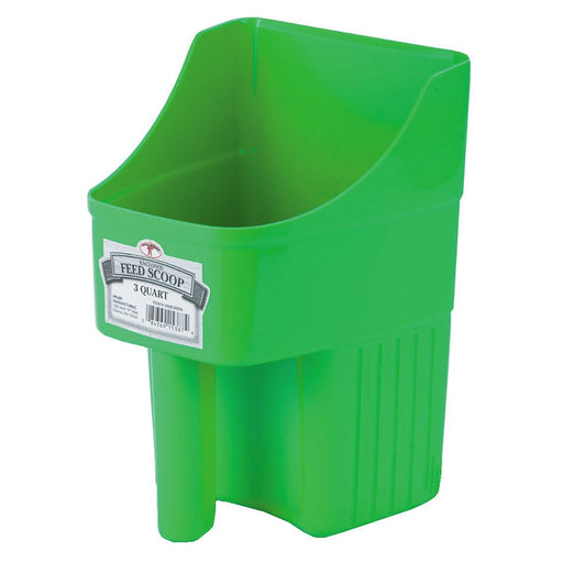 Enclosed Plastic Feed Scoop Miller Little Giant - Lime