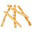 Nothin' To Hide Rawhide Alternative Twist Stix, Peanut Butter, Small
