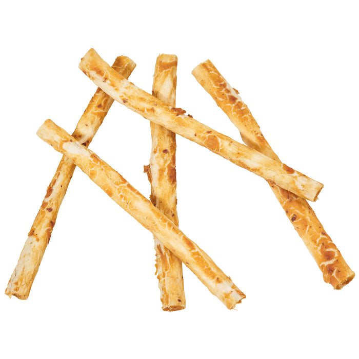 Nothin' To Hide Rawhide Alternative Twist Stix, Peanut Butter, Small
