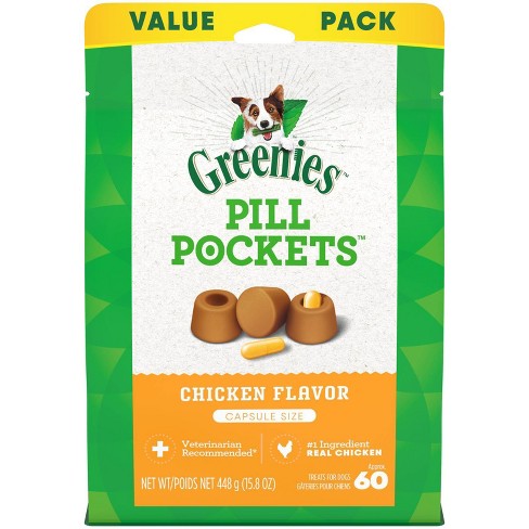 Greenies Pill Pockets Canine Chicken Flavor Dog Treats