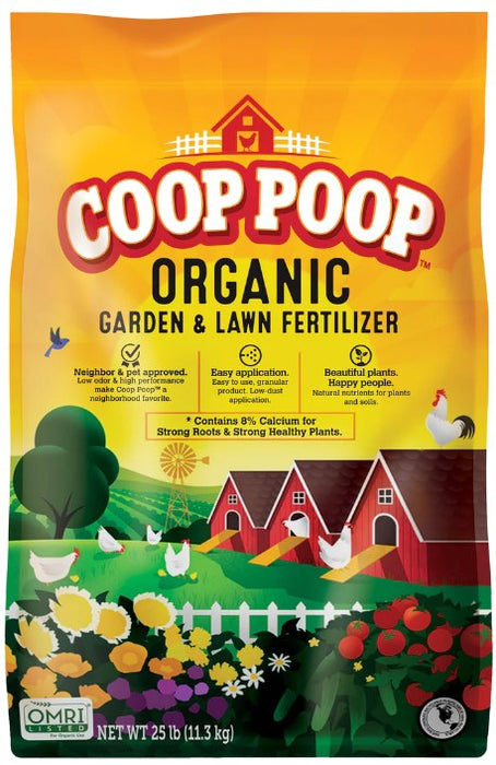 Coop Poop Organic Garden & Lawn Fertilizer, Multiple Sizes Available