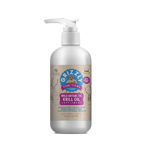 Grizzly Wild Antarctic Krill Oil for Dogs & Cats