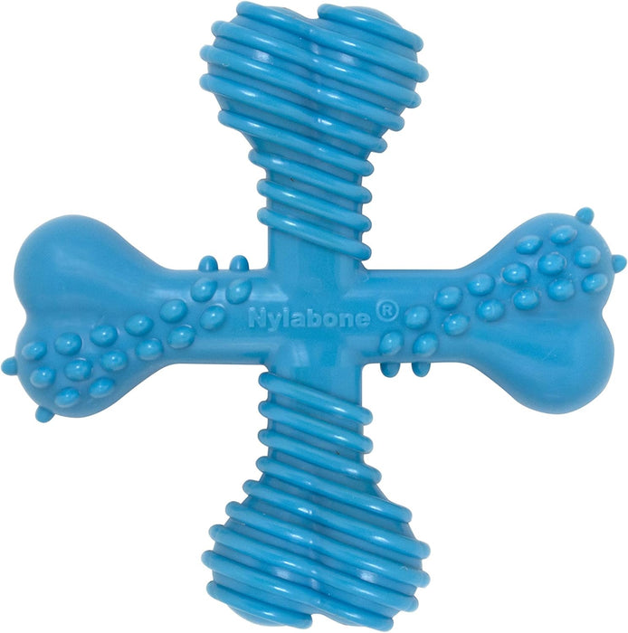 Nylabone Comfort Hold X-Bone Power Chew Toy for Dogs, Beef Flavor, Large
