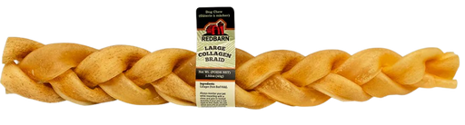 Redbarn 12" Collagen Braid Dog Treat