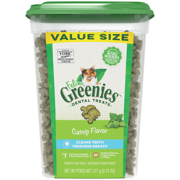 Greenies Feline Dental Catnip Flavor Cat Treats