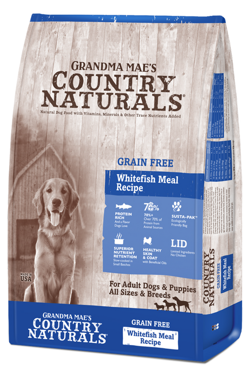 Grandma Mae's Country Naturals Grain Free Whitefish Meal Limited Ingredient Diet Dry Dog Food