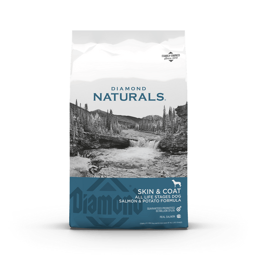 Diamond Naturals Skin & Coat All Life Stages Salmon & Potato Dry Dog Food, 30lbs