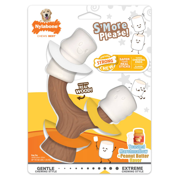 Nylabone Strong Chew Marshmallow Stick Dog Toy, Large/Giant