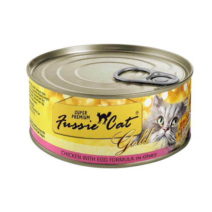 Fussie Cat Super Premium Chicken With Egg Formula In Gravy Canned Cat Food, 2.82oz