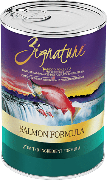 Zignature Canned Salmon Formula Dog Food, 13oz