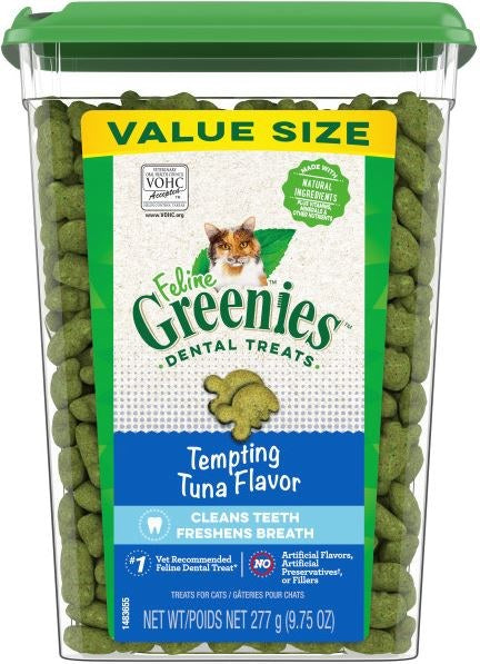 Greenies Feline Dental Tempting Tuna Flavor Cat Treats