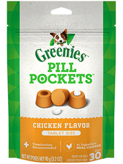 Greenies Pill Pockets Canine Chicken Flavor Dog Treats
