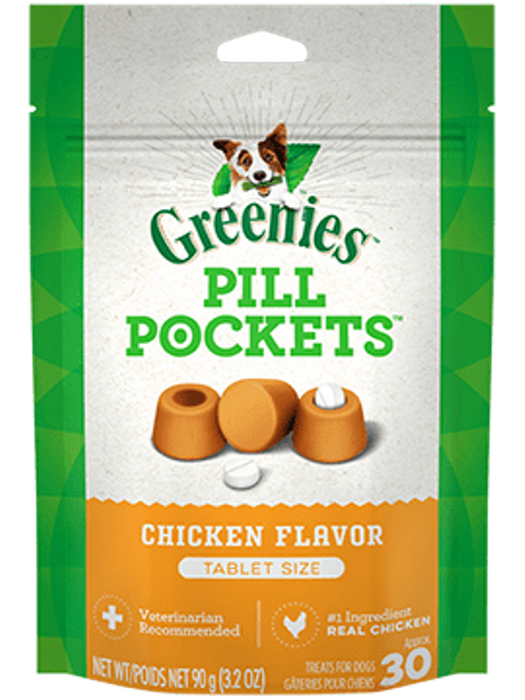 Greenies Pill Pockets Canine Chicken Flavor Dog Treats