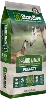 Standlee Organic Alfalfa Pellets, 40 lbs