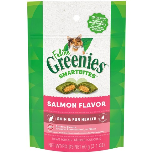 Greenies Smartbites Skin and Fur Salmon Cat Treats