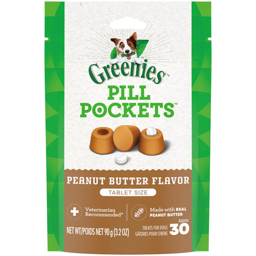 Greenies Pill Pockets Canine Peanut Butter Dog Treats