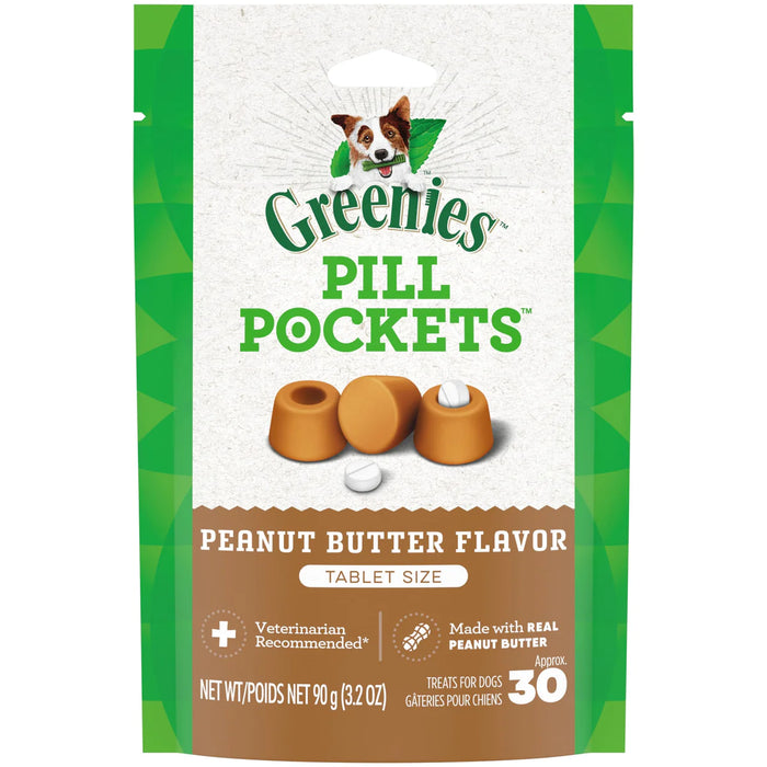 Greenies Pill Pockets Canine Peanut Butter Dog Treats