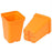 Sunpack Square Pot - 2.5in - Orange