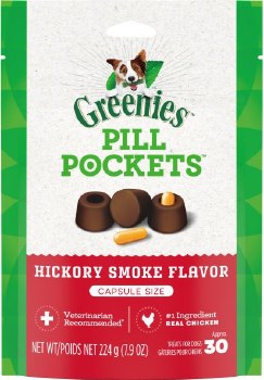 Greenies Pill Pockets Canine Hickory Smoke Flavor Dog Treats