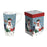 Ceramic On the GoTravel Cup, 17 oz., w/ Box, Snowman Print