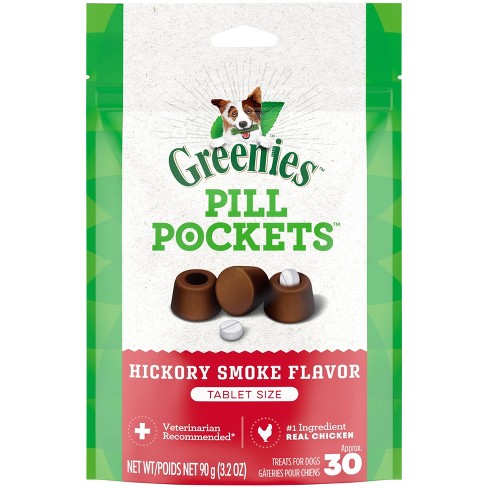 Greenies Pill Pockets Canine Hickory Smoke Flavor Dog Treats