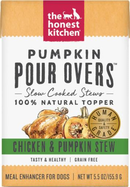 The Honest Kitchen Pumpkin Pour Overs Chicken & Pumpkin Stew, 5.5oz Box