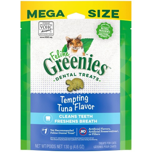 Greenies Feline Dental Tempting Tuna Flavor Cat Treats
