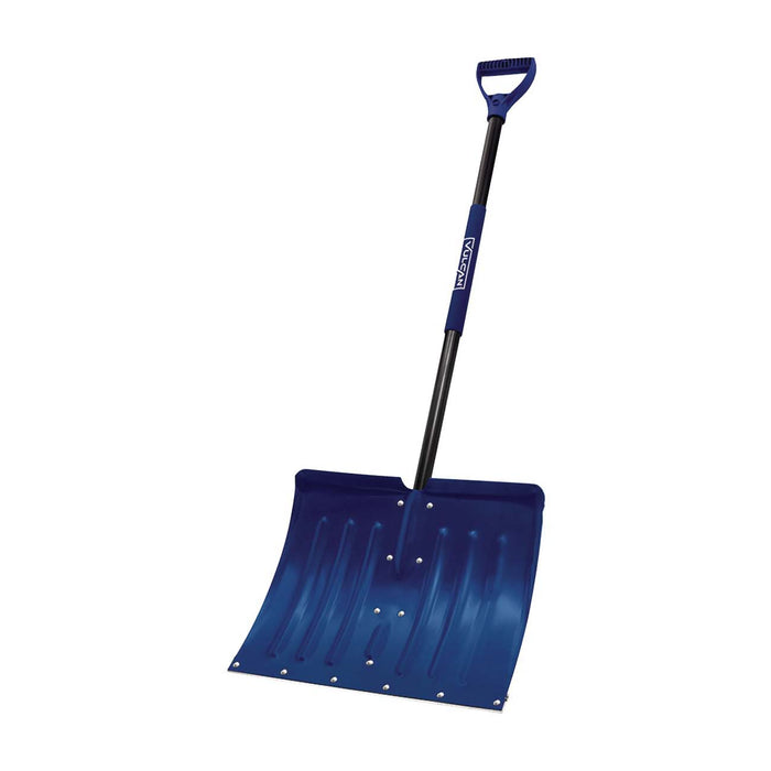 18" Snow Shovel With Sleeve, Aluminum Blade, Steel Handle