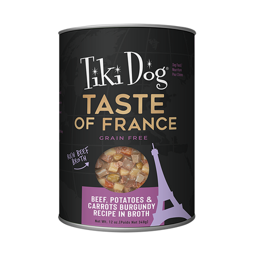 Tiki Dog™ Taste of the World French Beef Burgundy Canned Dog Food, 12oz