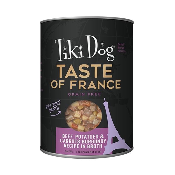 Tiki Dog™ Taste of the World French Beef Burgundy Canned Dog Food, 12oz