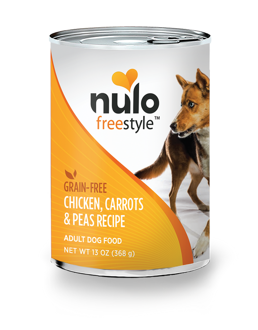 Nulo Free Style Chicken, Carrots & Peas Canned Dog Food, 13oz