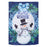 Winter Snowman Suede Garden Flag
