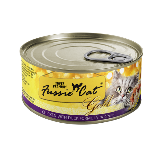 Fussie Cat Super Premium Grain Free Chicken with Duck in Gravy Canned Cat Food