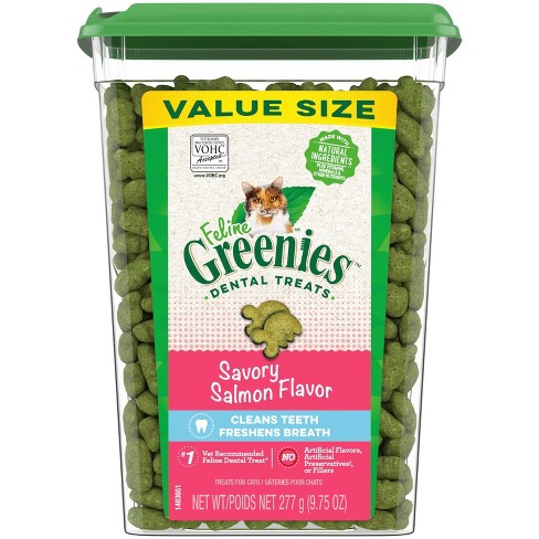 Greenies Feline Dental Salmon Flavor Cat Treats