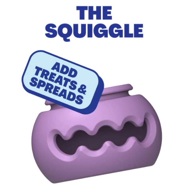 WAGLAB Play Stack Interactive Dog Toy The Squiggle