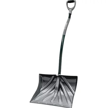 18" Vulcan Snow Shovel w/ Poly Blade & Steel Handle