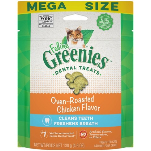 Greenies Feline Dental Oven Roasted Chicken Flavor Cat Treats