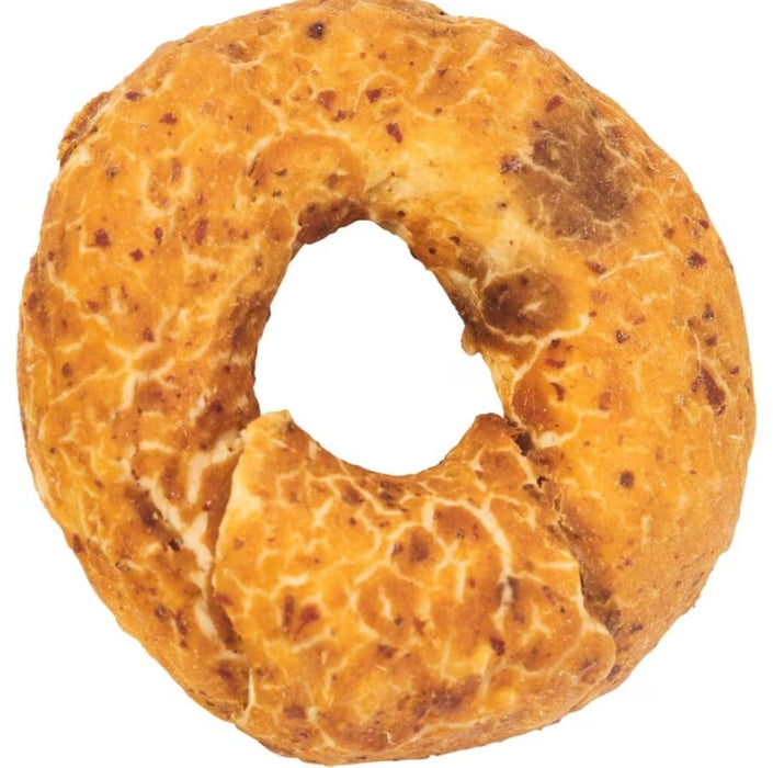 Fieldcrest Farms Nothin' to Hide Rawhide Alternative Bagels Dog Chew, Beef, 3in