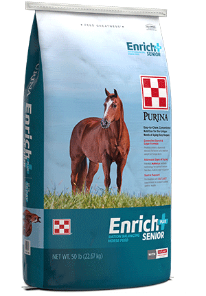 Purina® Enrich Plus® Senior Ration Balancing Horse Feed