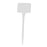 Plastic White T-Stakes, 5.5" H - Qty. 10