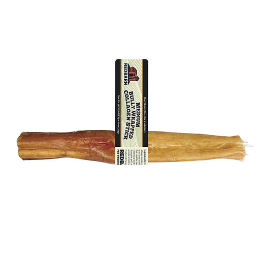 Redbarn Bully Wrapped Collagen Stick Dog Chew Treat, Medium