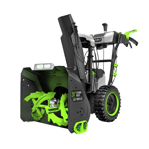 EGO 24 in Self-Propelled 2-Stage XP Snow Blower (SNT2416) - 2 x 10Ah Batteries, Dual Port Charger