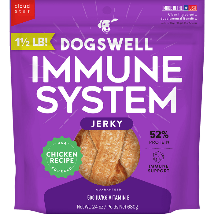 Dogswell Immune System Jerky Treats, Chicken Breast