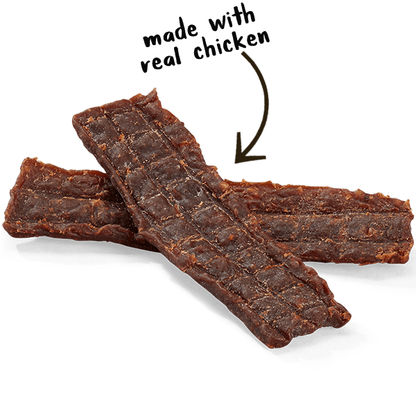 Cloud Star Wag More Bark Less Grain Free K.C. Style BBQ Jerky Dog Treats, Chicken Recipe, 10oz